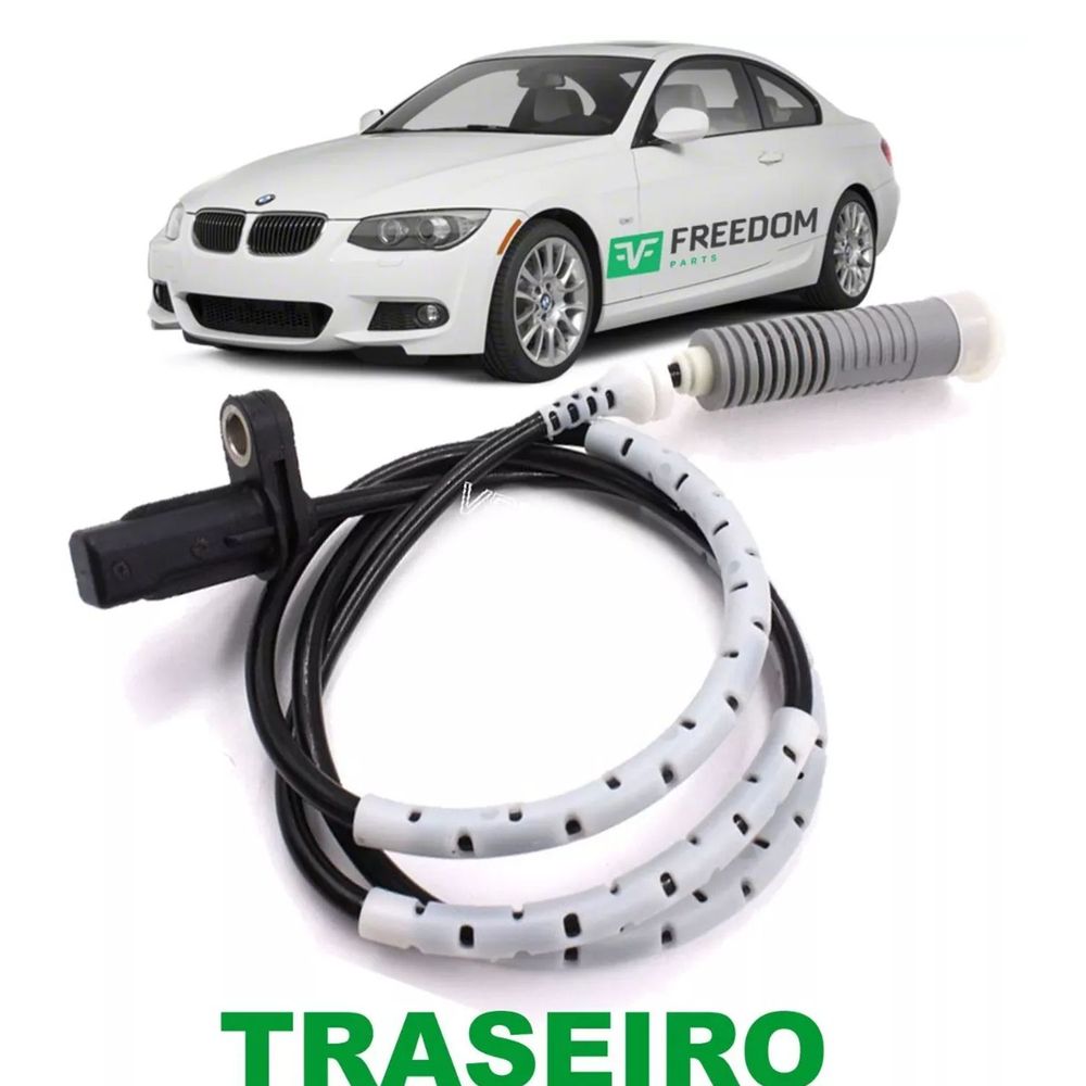 Sensor de freio abs bmw e90 320 330 120 130 traseiro 2006 a 2011