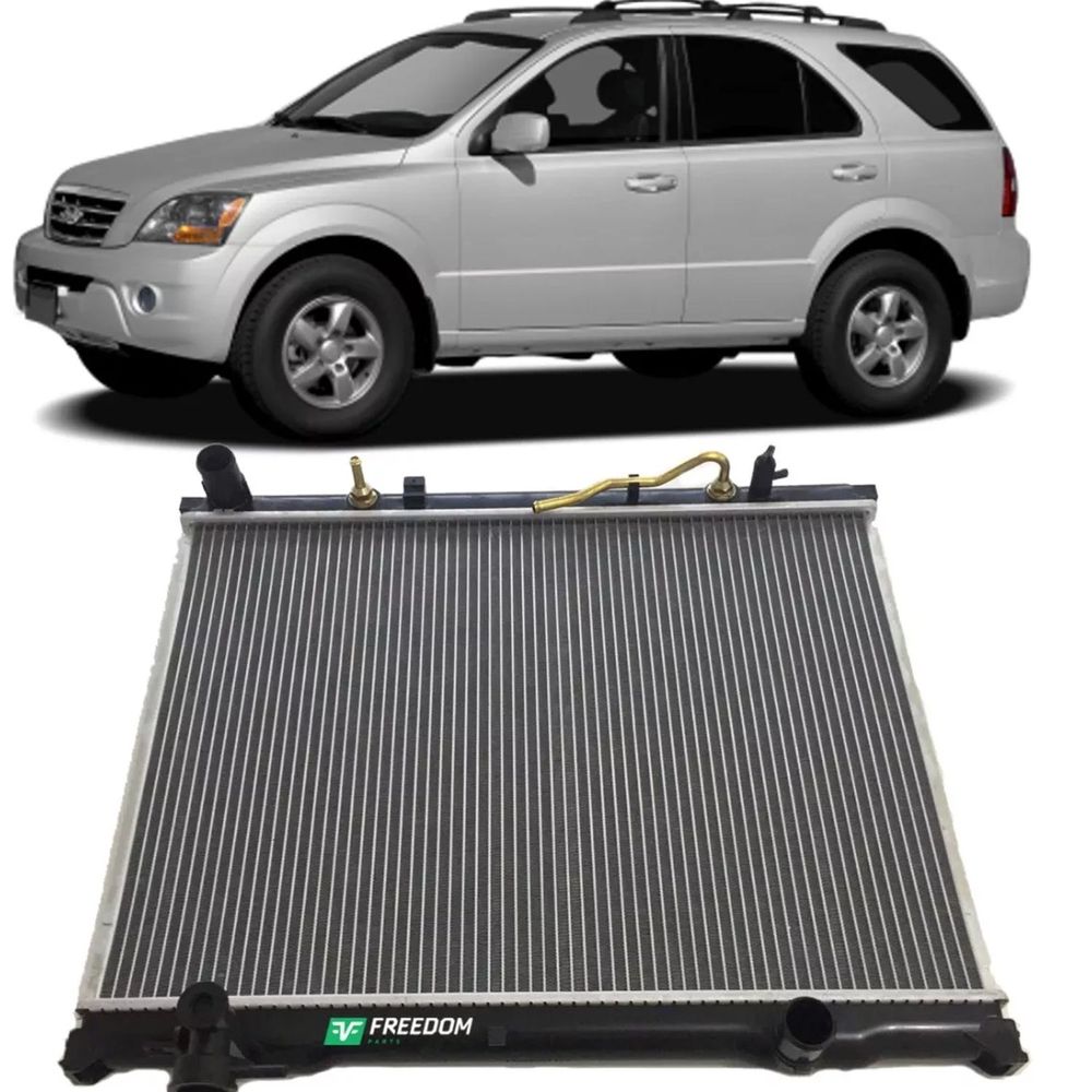 Radiador kia sorento 2.5 diesel automático 2006 a 2010